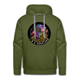 Character #84 Men’s Premium Hoodie - olive green