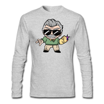 Character #85 Men's Long Sleeve T-Shirt by Next Level - heather gray