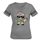 Character #85 Women’s Vintage Sport T-Shirt - heather gray/charcoal