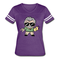 Character #85 Women’s Vintage Sport T-Shirt - vintage purple/white