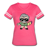 Character #85 Women’s Vintage Sport T-Shirt - vintage pink/white