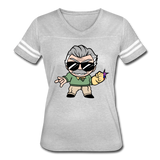 Character #85 Women’s Vintage Sport T-Shirt - heather gray/white