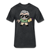 Character #85 Fitted Cotton/Poly T-Shirt by Next Level - heather black