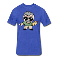 Character #85 Fitted Cotton/Poly T-Shirt by Next Level - heather royal