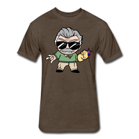 Character #85 Fitted Cotton/Poly T-Shirt by Next Level - heather espresso