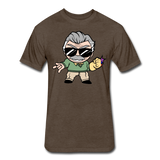 Character #85 Fitted Cotton/Poly T-Shirt by Next Level - heather espresso