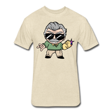 Character #85 Fitted Cotton/Poly T-Shirt by Next Level - heather cream