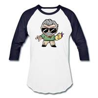 Character #85 Baseball T-Shirt - white/navy