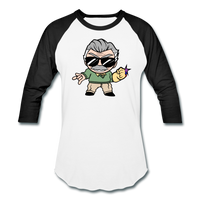 Character #85 Baseball T-Shirt - white/black