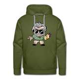 Character #85 Men’s Premium Hoodie - olive green