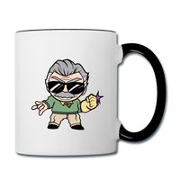 Character #85 Contrast Coffee Mug - white/black