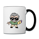Character #85 Contrast Coffee Mug - white/black