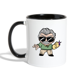 Character #85 Contrast Coffee Mug - white/black