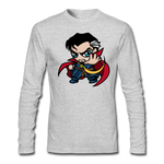 Character #86 Men's Long Sleeve T-Shirt by Next Level - heather gray