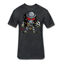 Character #88 Fitted Cotton/Poly T-Shirt by Next Level - heather black