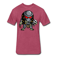 Character #88 Fitted Cotton/Poly T-Shirt by Next Level - heather burgundy