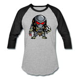 Character #88 Baseball T-Shirt - heather gray/black