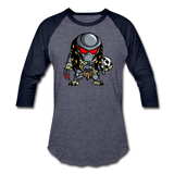 Character #88 Baseball T-Shirt - heather blue/navy