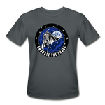 Character #89 Men’s Moisture Wicking Performance T-Shirt - charcoal
