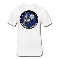 Character #89 Fitted Cotton/Poly T-Shirt by Next Level - white