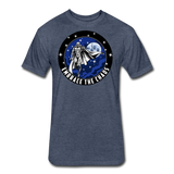 Character #89 Fitted Cotton/Poly T-Shirt by Next Level - heather navy