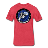 Character #89 Fitted Cotton/Poly T-Shirt by Next Level - heather red