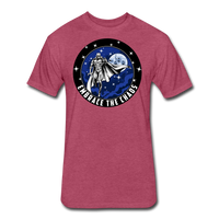 Character #89 Fitted Cotton/Poly T-Shirt by Next Level - heather burgundy