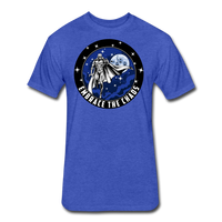 Character #89 Fitted Cotton/Poly T-Shirt by Next Level - heather royal