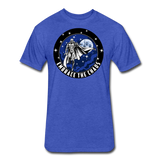 Character #89 Fitted Cotton/Poly T-Shirt by Next Level - heather royal