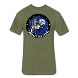 Character #89 Fitted Cotton/Poly T-Shirt by Next Level - heather military green