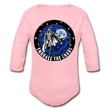 Character #89 Organic Long Sleeve Baby Bodysuit - light pink
