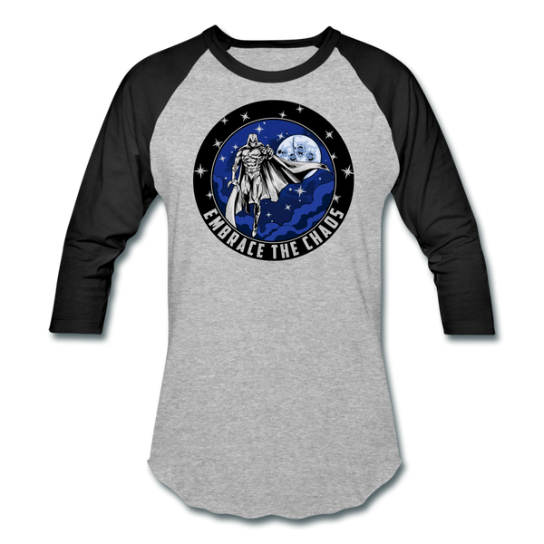 Character #89 Baseball T-Shirt - heather gray/black