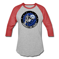 Character #89 Baseball T-Shirt - heather gray/red