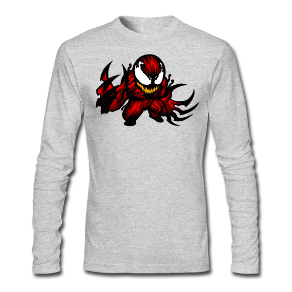 Character #90 Men's Long Sleeve T-Shirt by Next Level - heather gray