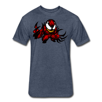 Character #90 Fitted Cotton/Poly T-Shirt by Next Level - heather navy