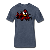 Character #90 Fitted Cotton/Poly T-Shirt by Next Level - heather navy