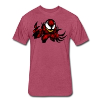 Character #90 Fitted Cotton/Poly T-Shirt by Next Level - heather burgundy