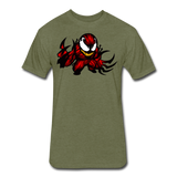 Character #90 Fitted Cotton/Poly T-Shirt by Next Level - heather military green