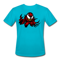 Character #90 Men’s Moisture Wicking Performance T-Shirt - turquoise