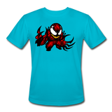 Character #90 Men’s Moisture Wicking Performance T-Shirt - turquoise