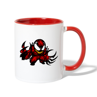 Character #90 Contrast Coffee Mug - white/red