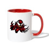 Character #90 Contrast Coffee Mug - white/red