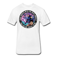 Character #91 Fitted Cotton/Poly T-Shirt by Next Level - white