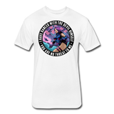 Character #91 Fitted Cotton/Poly T-Shirt by Next Level - white