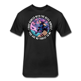 Character #91 Fitted Cotton/Poly T-Shirt by Next Level - black