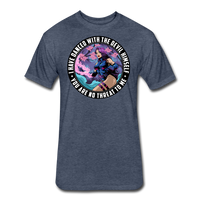 Character #91 Fitted Cotton/Poly T-Shirt by Next Level - heather navy