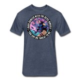 Character #91 Fitted Cotton/Poly T-Shirt by Next Level - heather navy