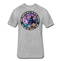 Character #91 Fitted Cotton/Poly T-Shirt by Next Level - heather gray