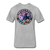 Character #91 Fitted Cotton/Poly T-Shirt by Next Level - heather gray