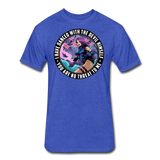 Character #91 Fitted Cotton/Poly T-Shirt by Next Level - heather royal